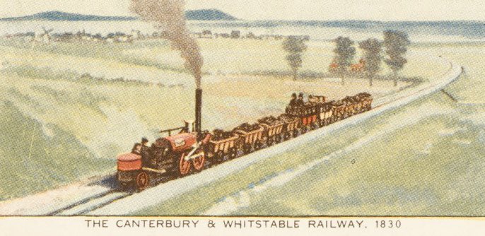 Happy birthday to the #Canterbury and #Whitstable Railway. It opened on this day in 1830 (or half-past six) and was sometimes fondly referred to by locals in #Kent, as the Crab and Winkle Line. It was the first steam hauled passenger railway to issue season tickets.