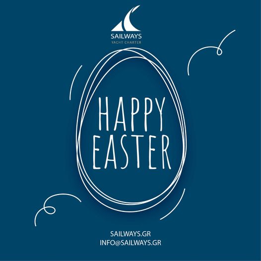 May these days be filled with joy, laughter, and precious moments spent with loved ones. Warm regards and Happy Easter from your Sailways Yachting team! 
sailways.gr
info@sailways.gr
#sailing #easter #happyeaster2024 #happyeaster #sailways #yachting