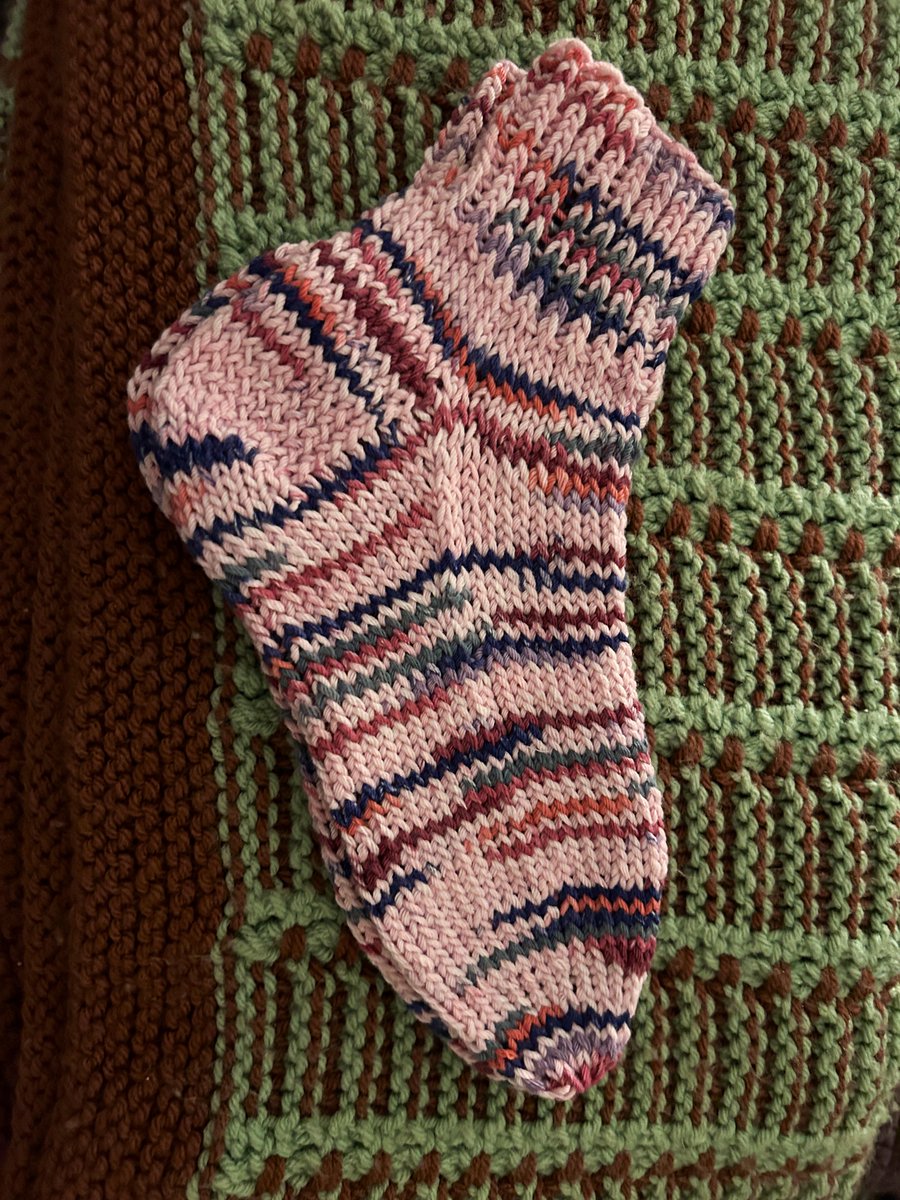 Mum’s latest creation— socks #knitting #socks