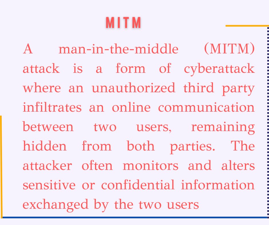 MITM?
#CyberSecurityTraining #CyberAttack #cybersecurity #cybersecurityawareness #cybercrime #cyberfraud