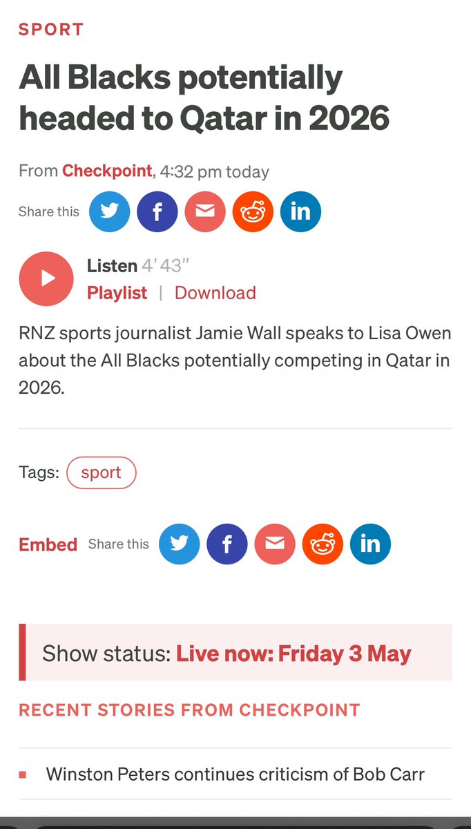 Been getting roasted by everyone today for wearing a collared shirt and dress shoes, including on air by Lisa Owen. Classic NZ tall poppy syndrome rnz.co.nz/national/progr…