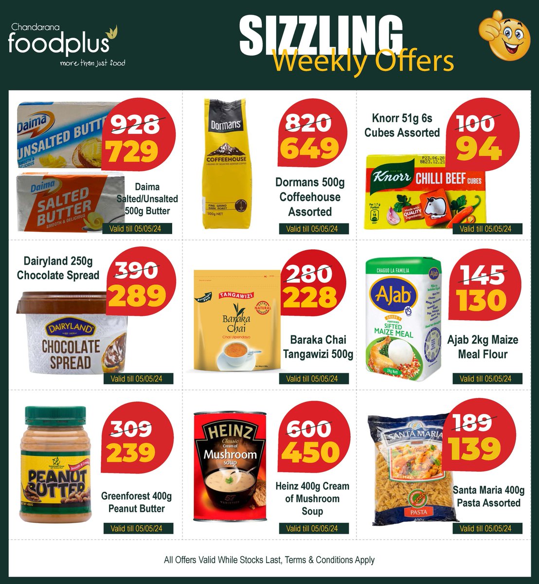 ChandaranaSuper's tweet photo. Your weekly savings guide is back! And its Sizzling! With yet another updated list of offers 🤩 Whether you’re planning a family gathering or a cozy night in, shop smart and save with our Friday unbeatable offers! 🔥#Chandaranafoodplus #fridayoffers #SmartShopping https://t.co/mlkF5hfnOP