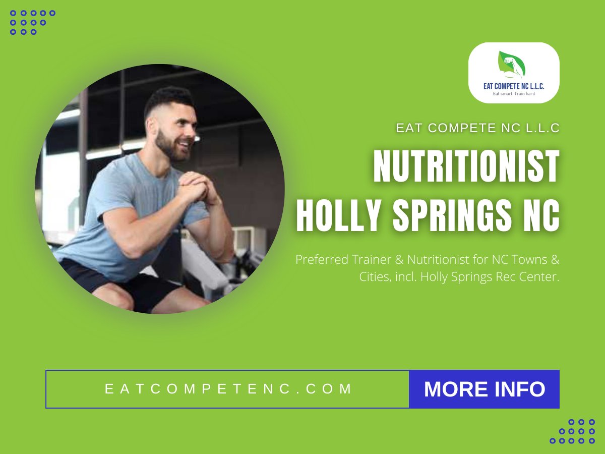 Nutrition plays a crucial role in achieving your fitness goals. Our nutritionist in Holly Springs, NC, will create a customized plan to fuel your success. 🍏🥑 #Nutritionist #HollySprings