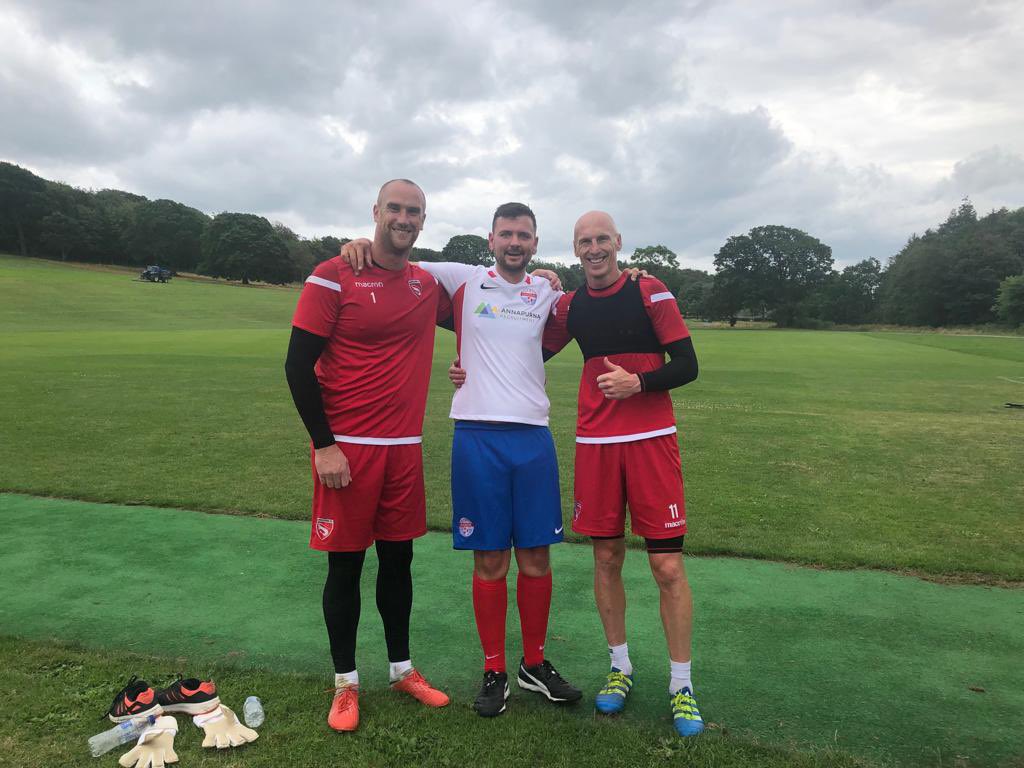 CA_Annapurna's tweet photo. Training with @MorecambeFC 
@SportParkinsons had a wonderful day.
What a club! https://t.co/SVFprNfeSw