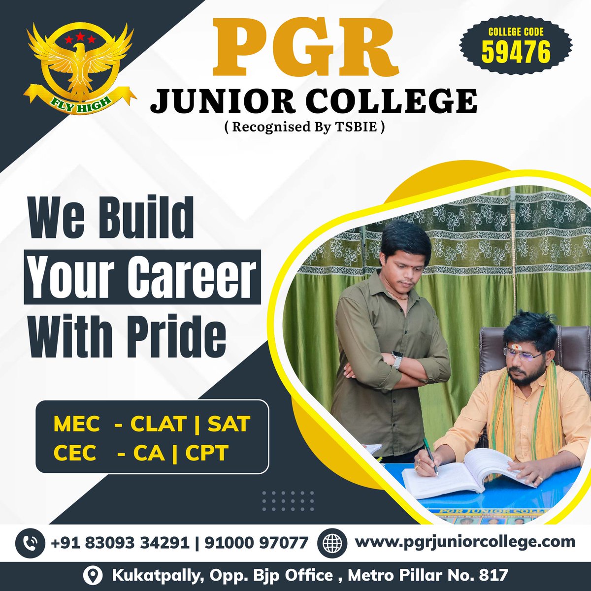 JuniorPgr58038's tweet image. At PGR Junior College, we take pride in shaping your future through our specialized programs. 

Contact Us : 83093 34291 / 91000 97077

#careerbuilding #specializedprograms #mecwithclat #studentsuccess #pgrjuniorcollege #pgrjuniorcollege #kukatpally #hyderabad