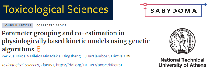 New publication from our @upci_ntua colleagues on 'Parameter grouping and co-estimation in physiologically based kinetic models using genetic algorithms', in the @ToxSci ! Read it here: academic.oup.com/toxsci/advance…
#PBK #PBPK #PBTK #geneticalgorithms #TiO2 #PFAS #PFOA