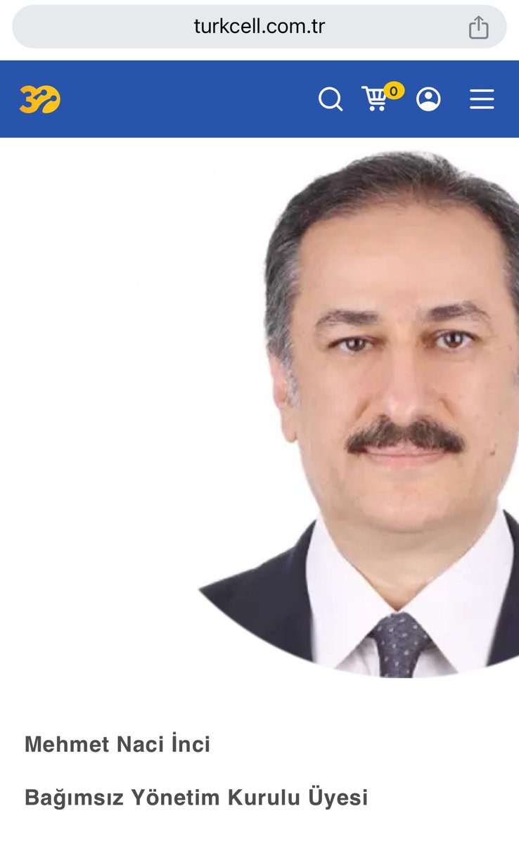Boğaziçi Üniversitesi rektörü Naci İnci, Turkcell yönetimin kurulu üyesi oldu.