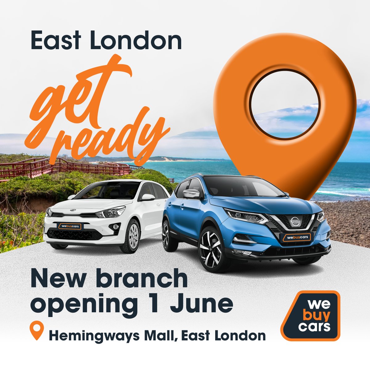 East London, it's time to get ready... A brand new #WeBuyCars branch is opening up near YOU 🙌🚗 #carsforsale #preownedcars #usedcars #usedcarsforsale #carshopping #carfinance #autosales #carsales #carlifestyle #kiarioclub