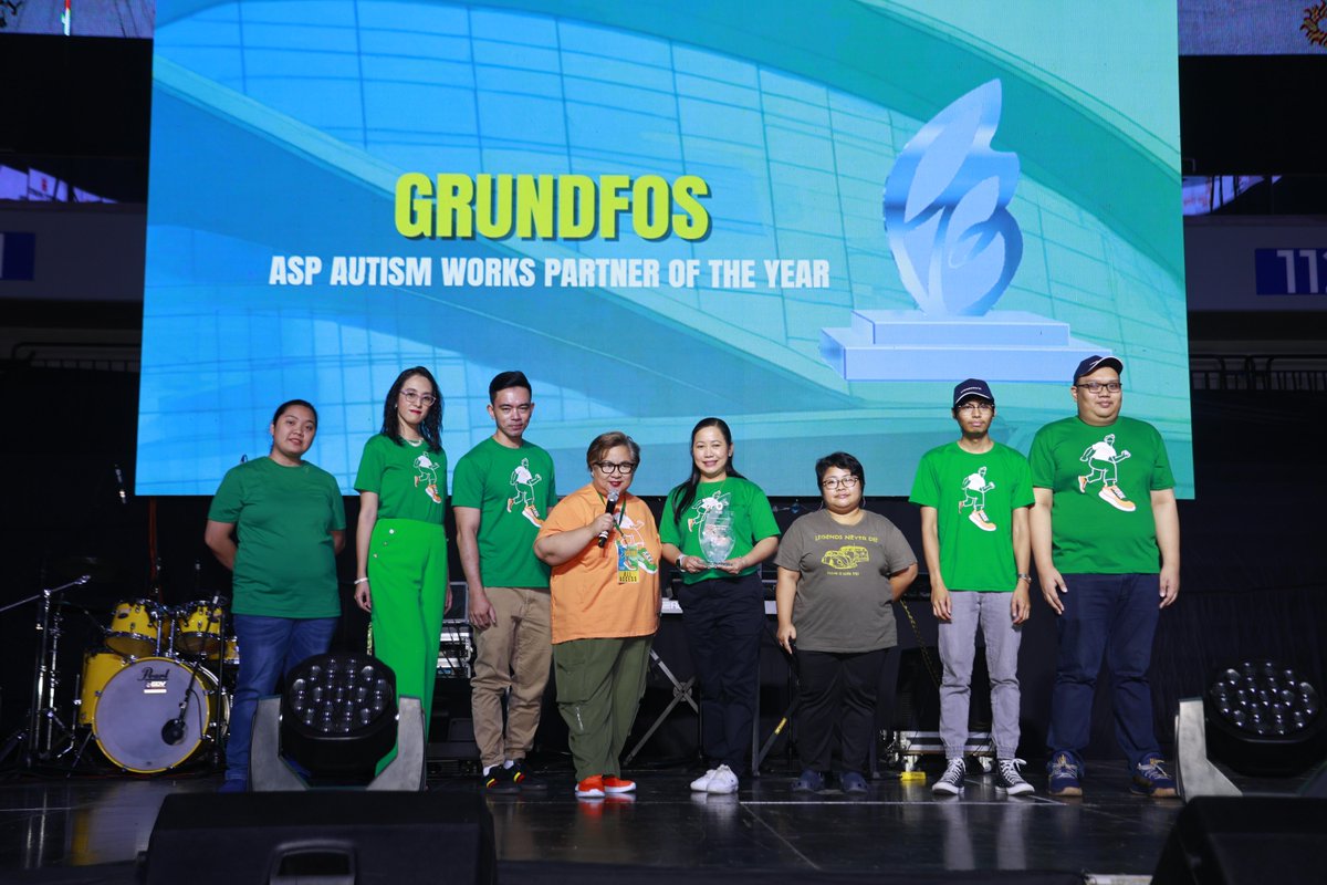 Grundfos has been awarded as The ASP Autism Works Partner of the Year. Our colleagues in the Philippines took home an important award, as we were recognized for our efforts to include and embrace colleagues on the autism spectrum.
#AutismOkPH #AutismWorks