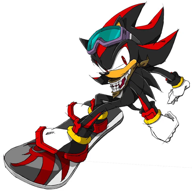 Starting with his titular game, Shadow the Hedgehog has been associated with what seems to be a personalized emblem that he uses to embellish his belongings.In actuality, this is a mark of the Black Arms, meaning Shadow eradicated the species and took their emblem for his own. 
