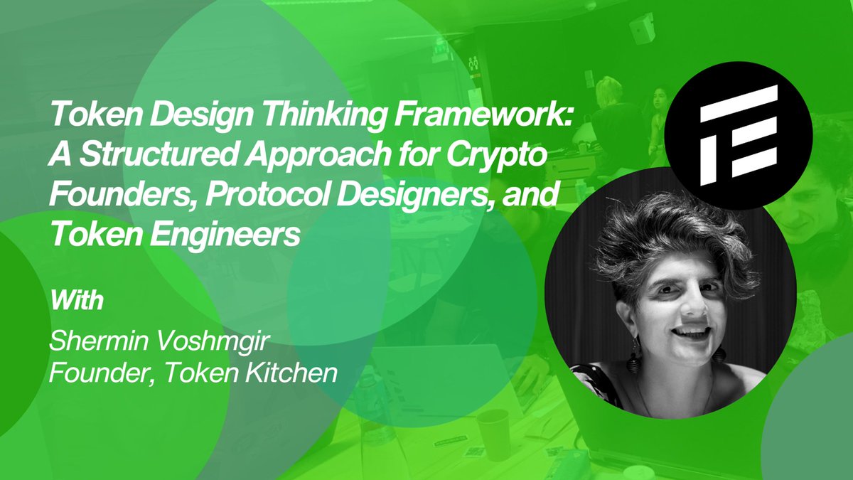 Thrilled to kick off Track 1 of @tokengineering Study Season program! Excited to delve into 'Token Design Thinking Framework: A Structured Approach for Crypto Founders, Protocol Designers, and Token Engineers' with instructor @sherminvo. Ready to dive deep into token engineering!