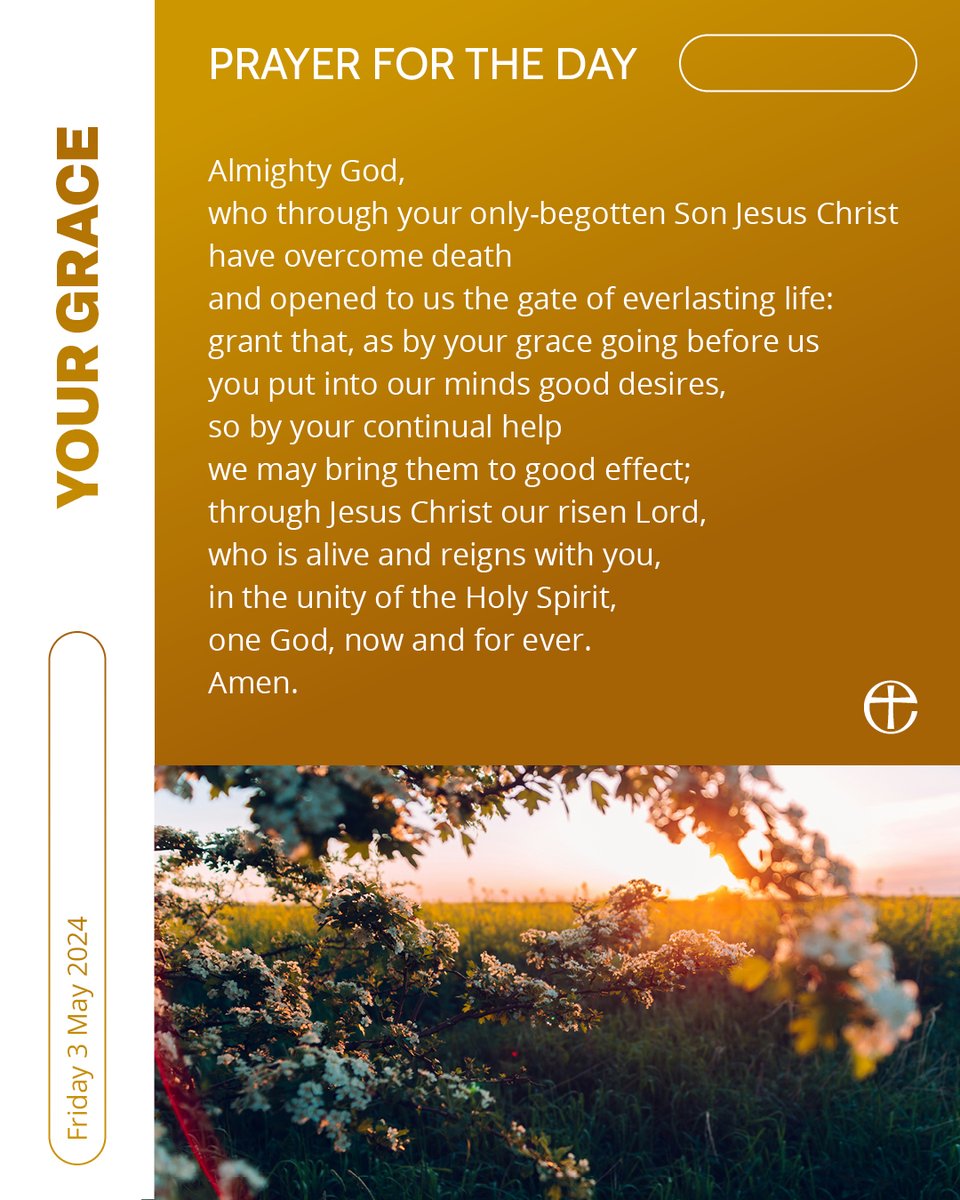 Lord, graciously hear us. Listen to today's prayer or read a plain text version at cofe.io/TodaysPrayer.