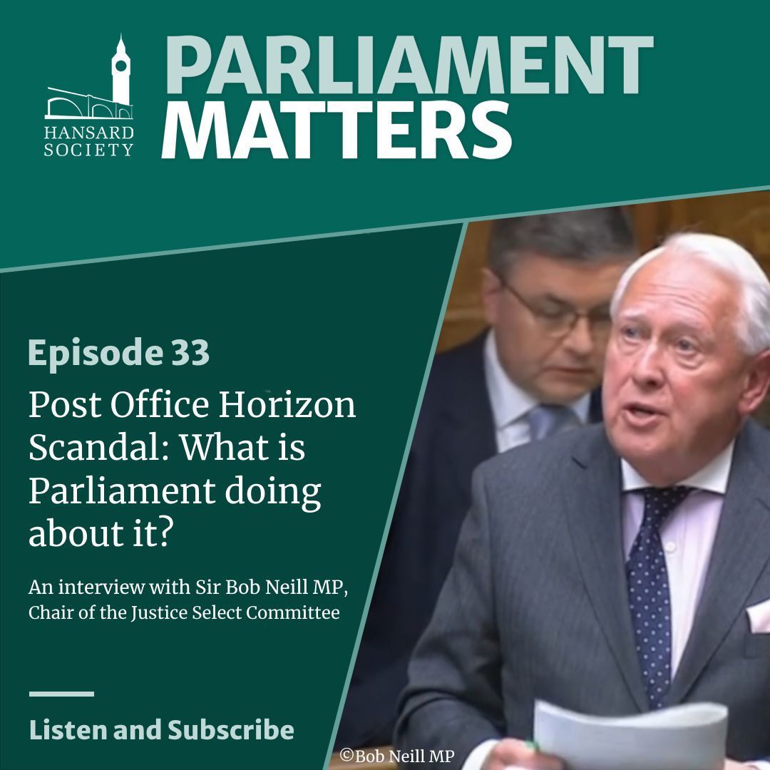 🚨 NEW #ParliamentMatters 📮 #PostOffice scandal: the latest on what Parliament is doing ⚖️ @neill_bob on the PO Bill and the work of @CommonsJustice on courts & prisons 🗳️ Local elections 🏃‍♂️ Defections: MPs who change party allegiance 🎧 Listen now: buff.ly/4a2dGBB