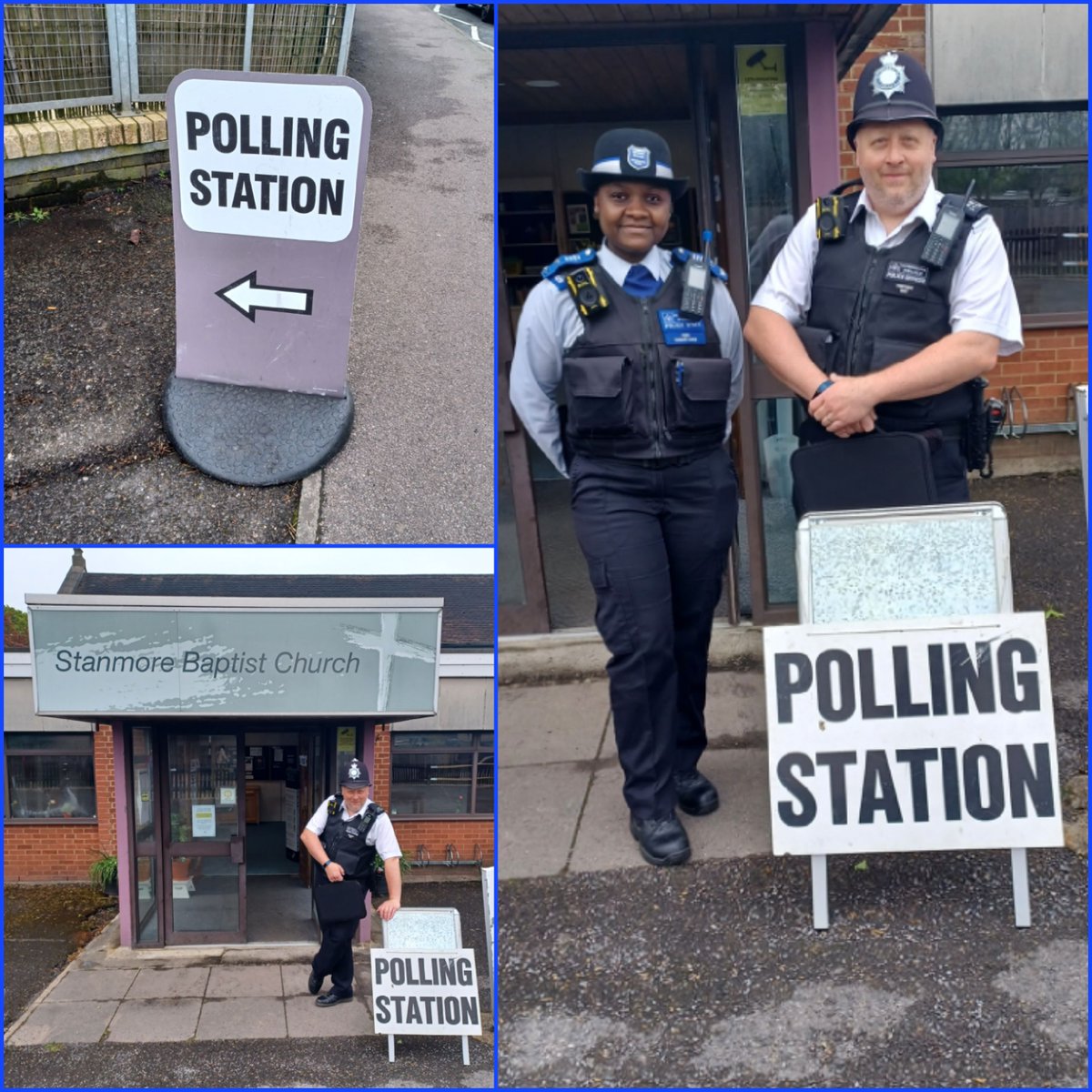 @MPSBelmont Officers are out on Belmont ward 
yesterday monitoring polling stations whilst providing reassurance to our residents.
#keepingyousafe

As expected, there were no issues to report at any of the venues attended.