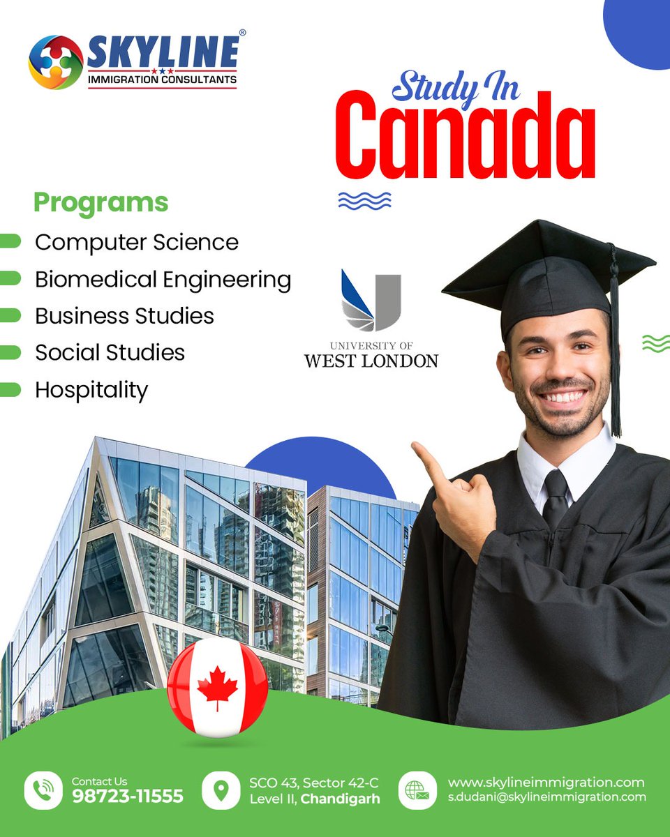 Study In Canada
📷To get in touch with us contact: #SkylineImmigrationConsultants
Contact Us 98723-11555
SCO 43, Sector 42-C Level II, Chandigarh
#ImmigrationCanada #Canadianlmmigration #ExpressEntry #PRCanada #PermanentResidency #LivingInCanada #StudyPermit #WorkPermit #Citizens