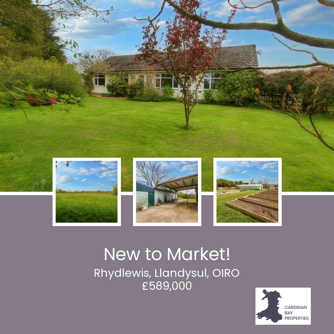 Rhydlewis, Llandysul

🛏 3 bed
🛋 1 reception
🚿 1 bath

For Sale 3 Bed Smallholding OIRO £589,000

📲 Get in touch with our team today!.

📞 01239 562500
📧 info@cardiganbayproperties.co.uk

cardiganbayproperties.co.uk/property/  

#estate