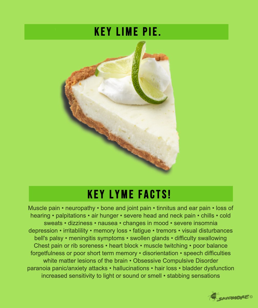 One is sweet, and one will sour your life beyond your imagination! It's #LymeDiseaseAwarenessMonth and you should know that beyond faulty testing, having for the most part to pay out of pocket, #Lyme can stay with you for years! Seriously educate yourself...then enjoy that pie!