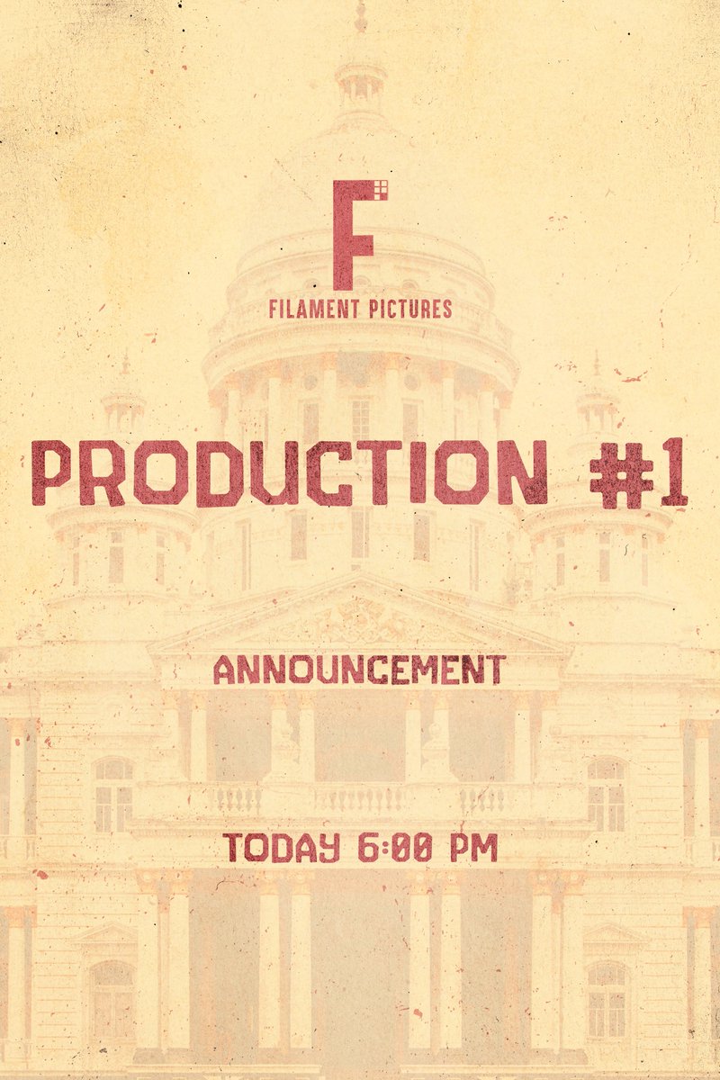 @FilamentPicture’s #ProductionNo1 Announcement From Today At 6️⃣ PM !

#FilamentPictures | @Nelsondilpkumar | #CineTimee |