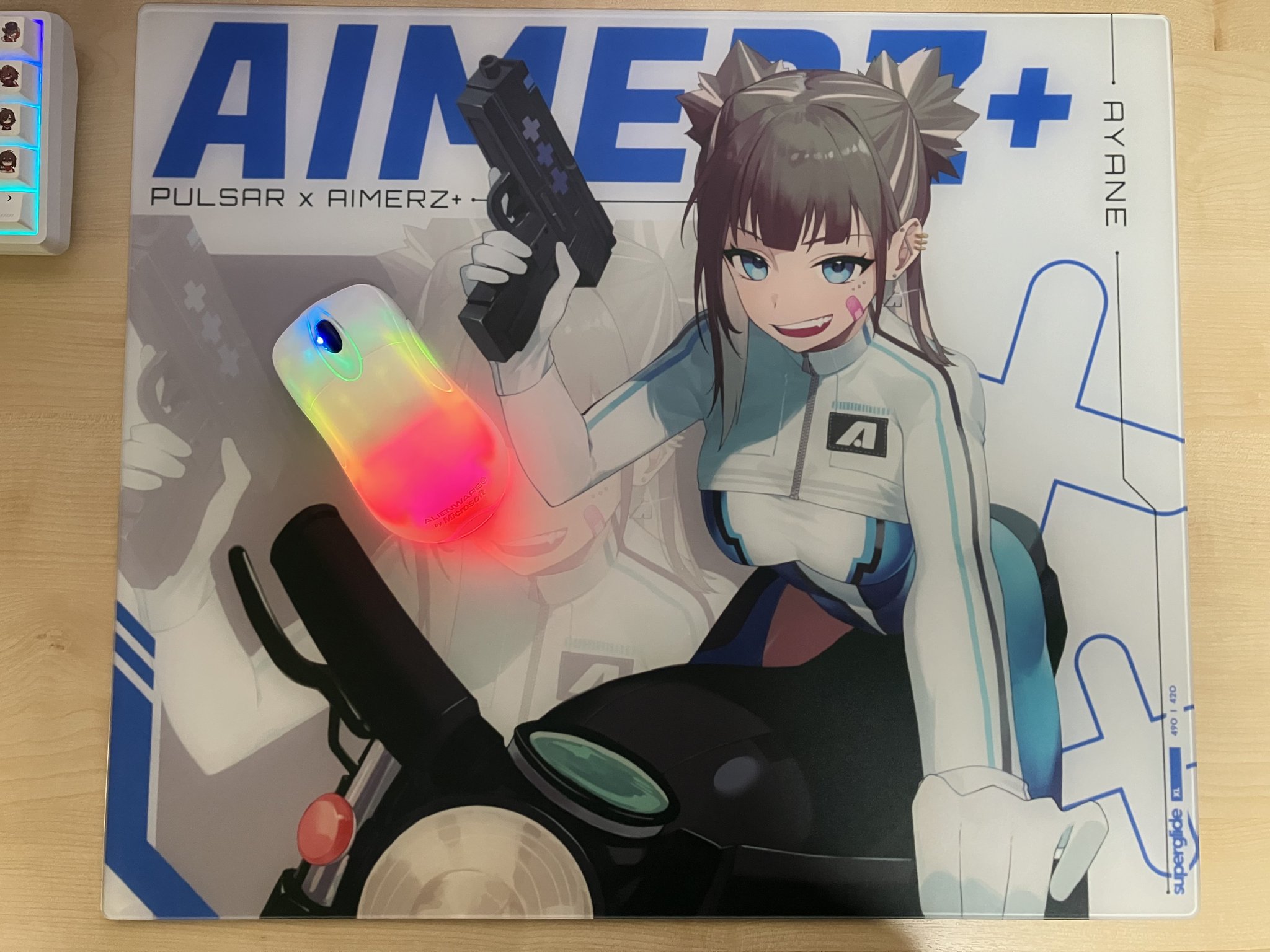 Aimerz+Yui Edition]Superglide ガラスマウスパッド