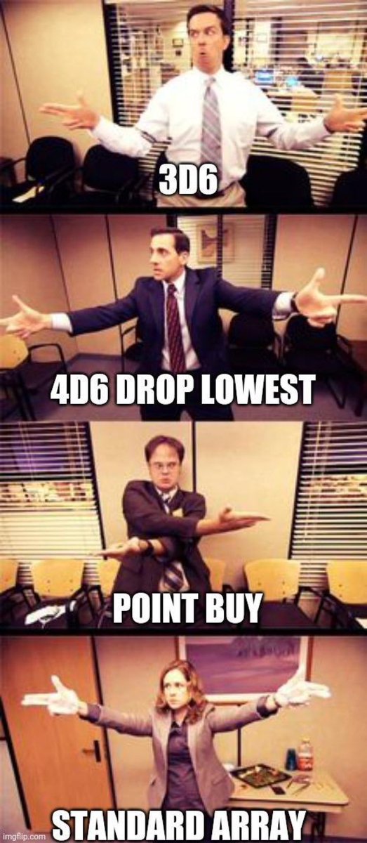 Hmm…

3d6 down the line  is trending. 

Where will you stand when the fight begins 😂?
#DnD