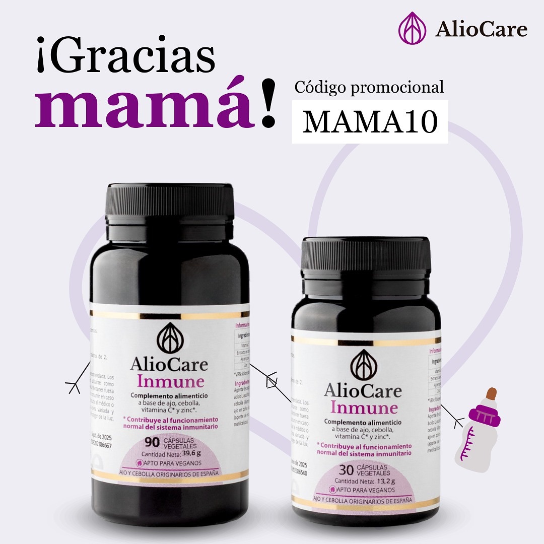 Nuestro producto Aliocare quiere rendir homenaje a todas las madres para este próximo día de la madre. Se ofrece un 10 % de descuento adicional usando el cupón: MAMA10 🤱👩‍👧‍👧

¡Válido hasta el 6 de mayo!

#DíaDeLaMadre #Aliocare #GraciasMamá