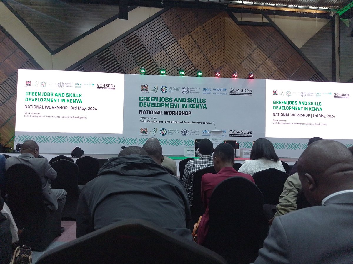 Happening now! Green Jobs and Skills Development National Workshop, discussion Centred around green employment and entrepreneurship opportunities for the youths. @suicultura19 @CRSyouthgroup @linda_mazingira @clichydidi @kamanumbugua @FinchApi