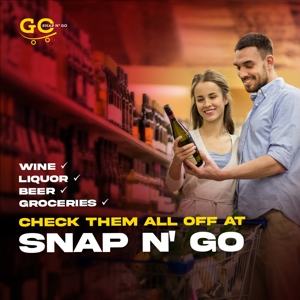 Why bother with multiple trips? SNAP N' GO is your one-stop shop for all your needs.

Drop by today!

#SnapNGo #GroceryShopping #EcoFriendlyShopping #OneStopShop #FoodieFinds