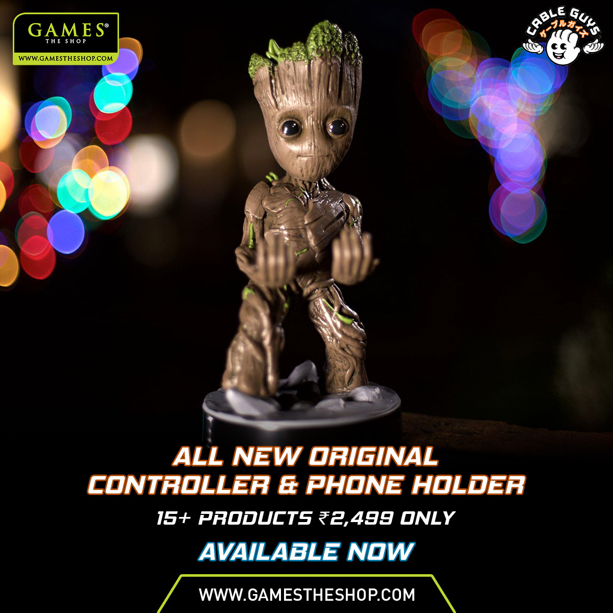 One of the cutest in the collection Guardians of The Galaxy: Toddler Groot Original Controller and Phone Holder. 

Available from gamestheshop.com 

#GamesTheShop #Marvel #Groot #ToddlerGroot #Controllerholder #Phoneholder #Gamingmerchandise #Gamers #Gamingsetup