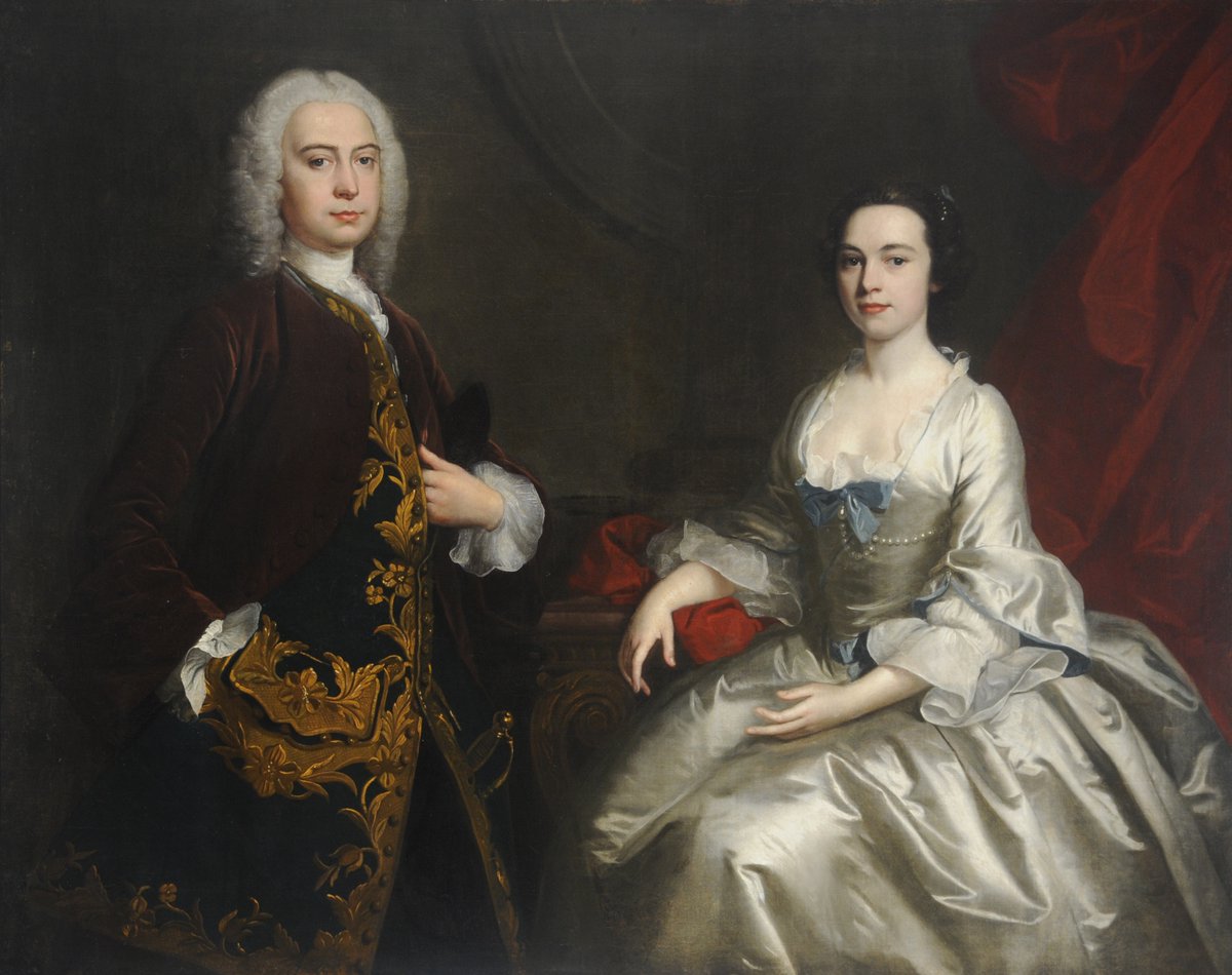 🧩 #MuseumJigsaws 🧩 Your puzzle for today is: Sir Willoughby Aston and His Wife by Joseph Highmore Simply follow this link ➡ bit.ly/CooperJigsaw14… On Fridays we're now sharing artwork from @CannonHall1760 Read more about the painting explorebarnsleycollections.com/Record.aspx?sr…