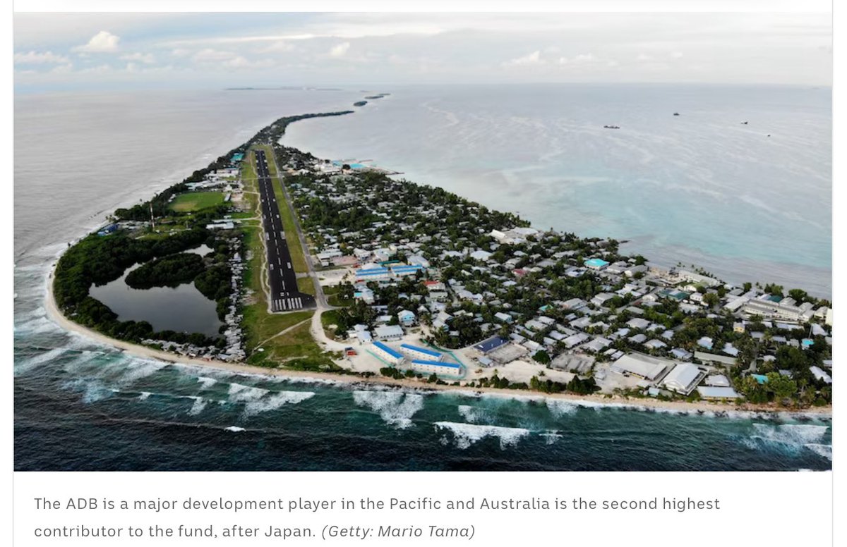 Families are living in tents but…Australia pledges $492 million to Asian Development Bank to further projects in Pacific abc.net.au/news/2024-05-0…