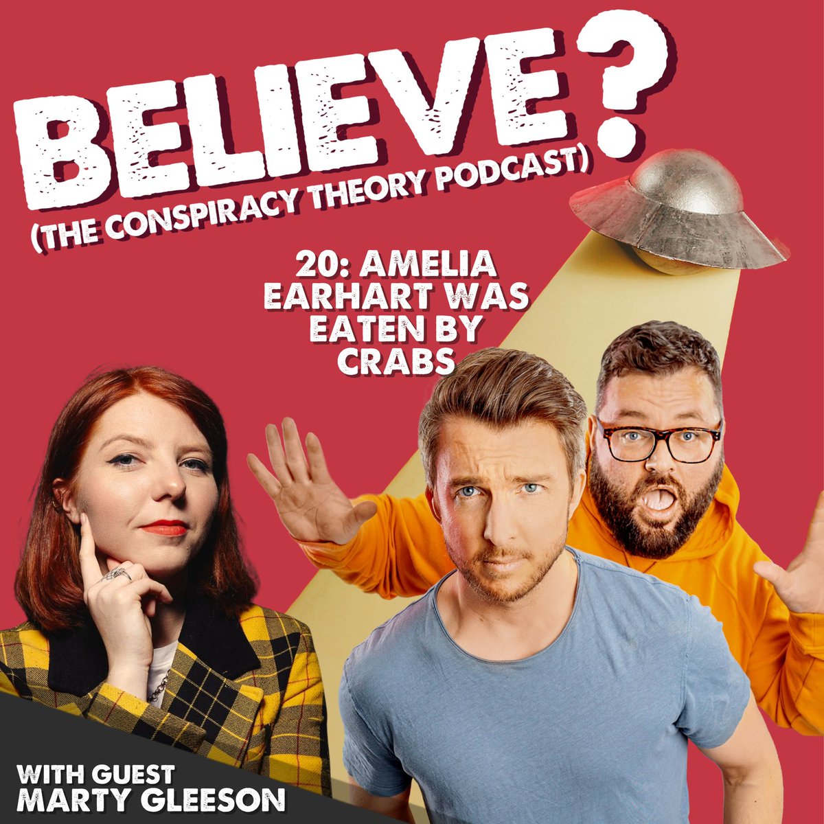 Was Amelia Earhart eaten by crabs? Episode 20 of Believe? The Conspiracy Theory Podcast is out now with our wonderful guest @martygleeson_. Listen or watch linktr.ee/believeconspir…
#ameliaearhart #crabs #believeconspiracypod