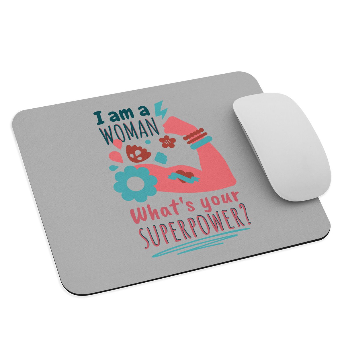 Woman Power Mouse pad, desk accessories, computer accessories, office decor, dorm room, birthday gifts tuppu.net/eb0923f5 #FourthofJuly #FathersDay #EtsyShop #GiftsforMom #HandmadeGifts #MothersDay #MemorialDay #Etsy #Birthday