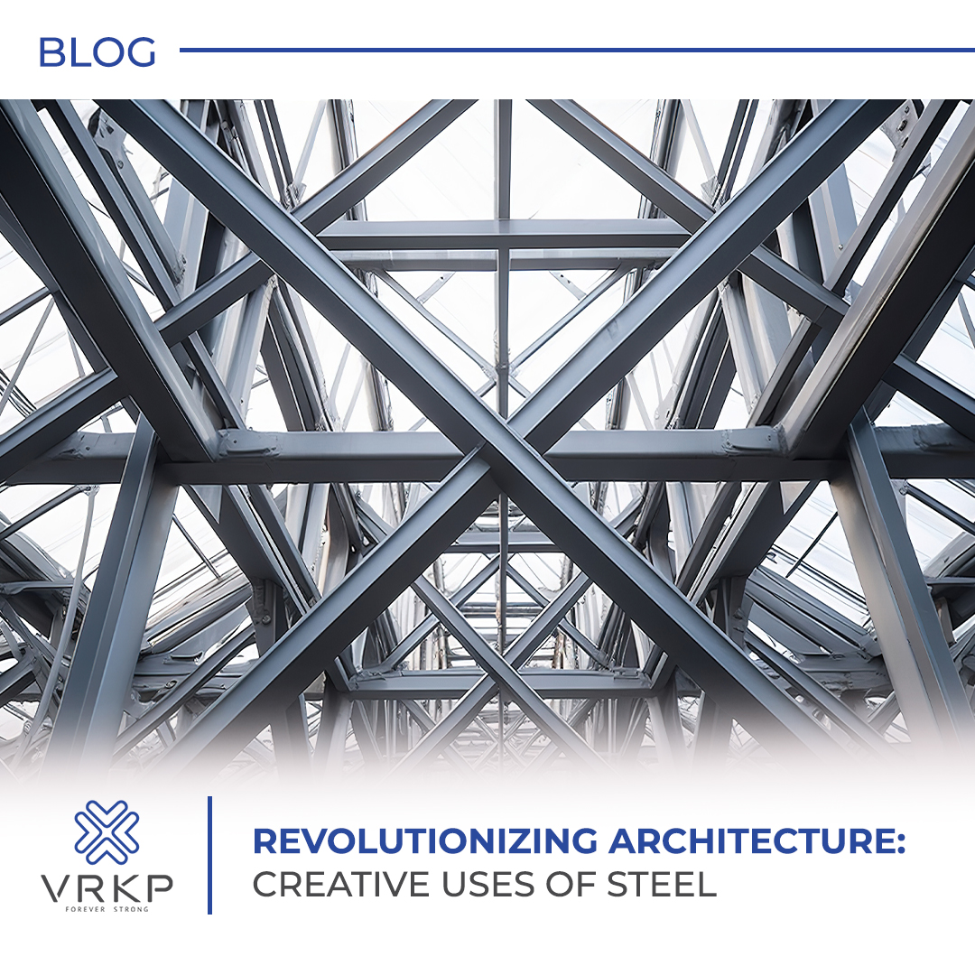 Steel: Where Vision Meets Versatility. From towering skyscrapers to intricate sculptures, explore the boundless possibilities of architectural innovation with the enduring strength and timeless elegance of steel.

Blog link: bit.ly/4biWUiI

#VRKP #VRKPSteel #TMTBars