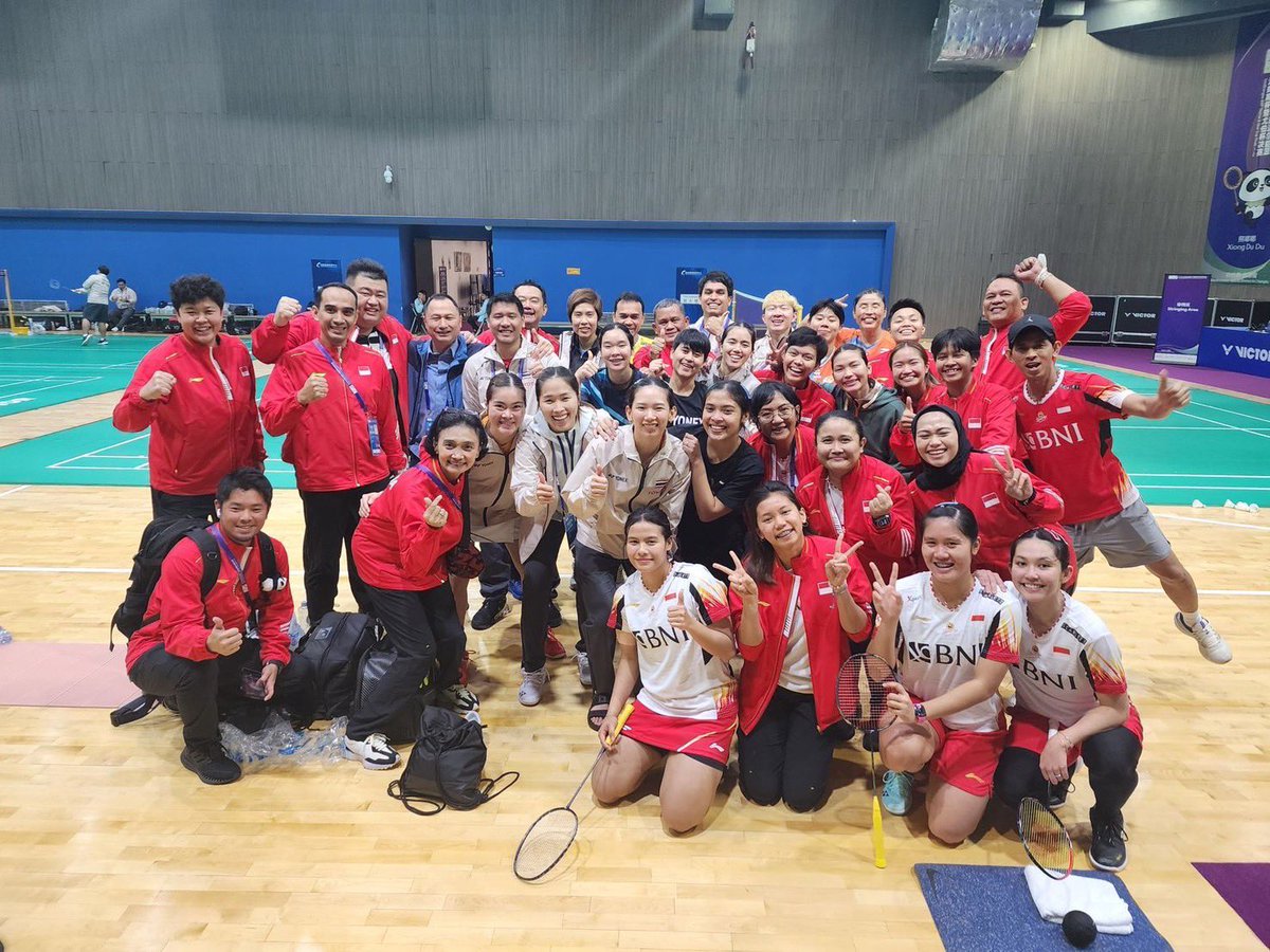 Congratulations and goodluck to you! 🤗🥳 #ubercup2024