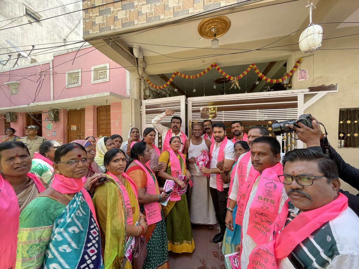 Campaigned at Mohan Nagar Community Hall in Musheerabad Division, Musheerabad Constituency.