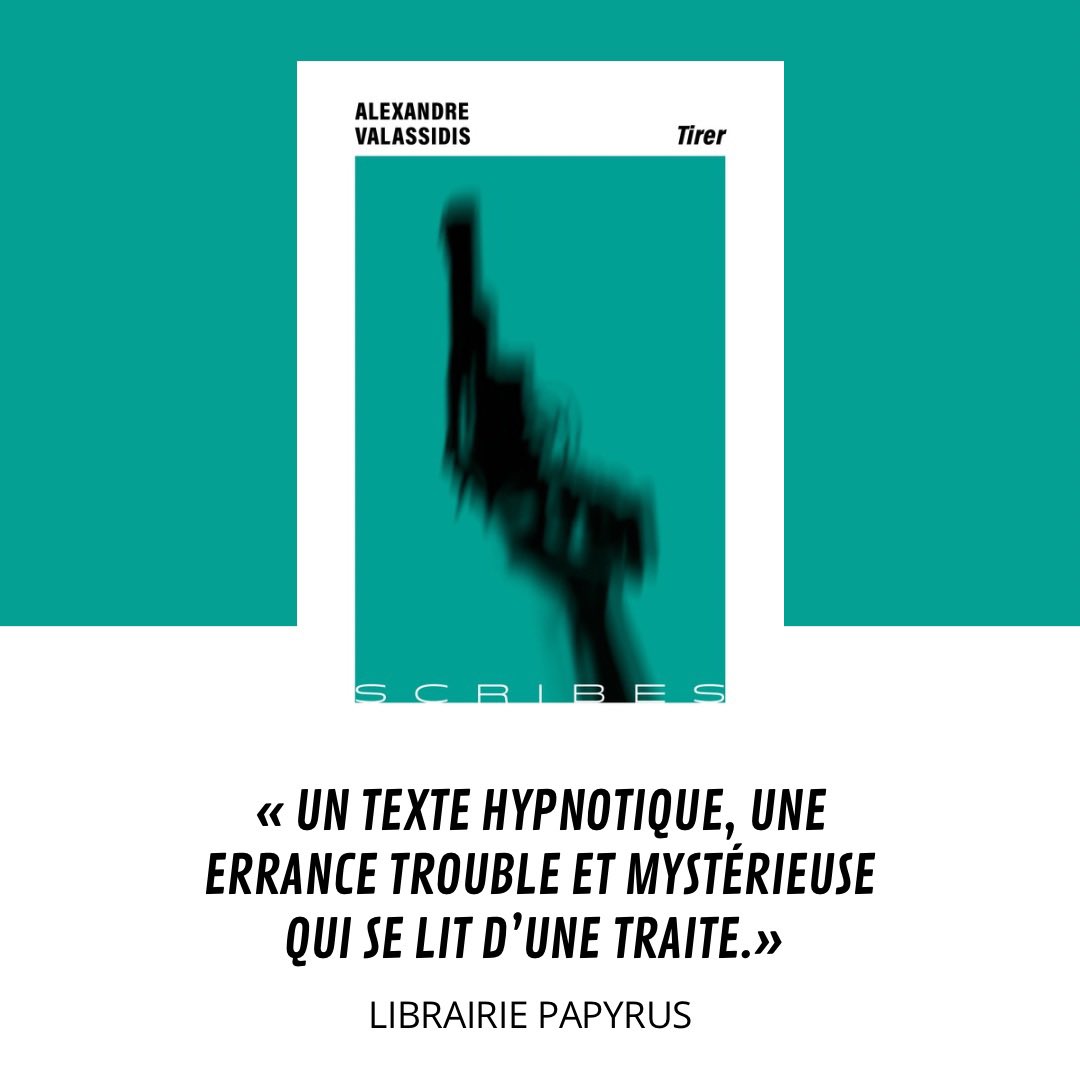 Ed_Scribes's tweet image. 📚 Paroles de libraires 📚

Aujourd’hui, coup de cœur de la librairie Papyrus de Namur à propos de Tirer, le deuxième roman d’Alexandre Valassidis, en librairie depuis la semaine dernière 🔫 

Merci beaucoup à la librairie Papyrus ! 🙏