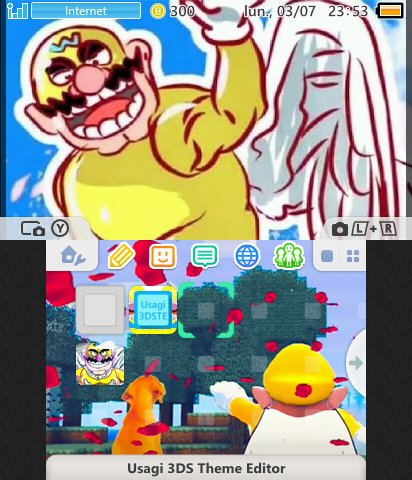 Fondo para la 3DS de Super Wario Man