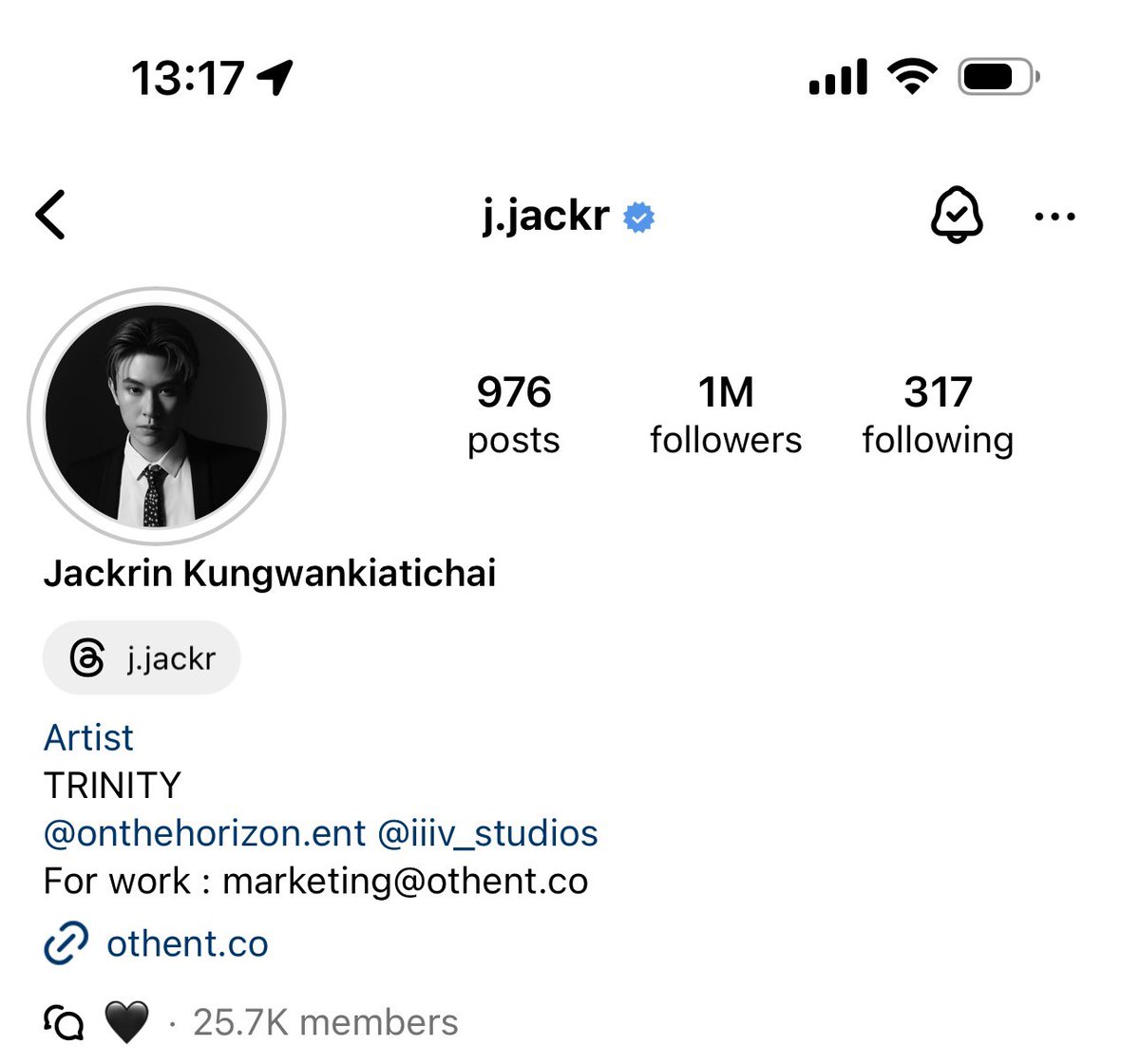 Finally 1M followers 🥳👏💖💫✨
#jackiekackrin