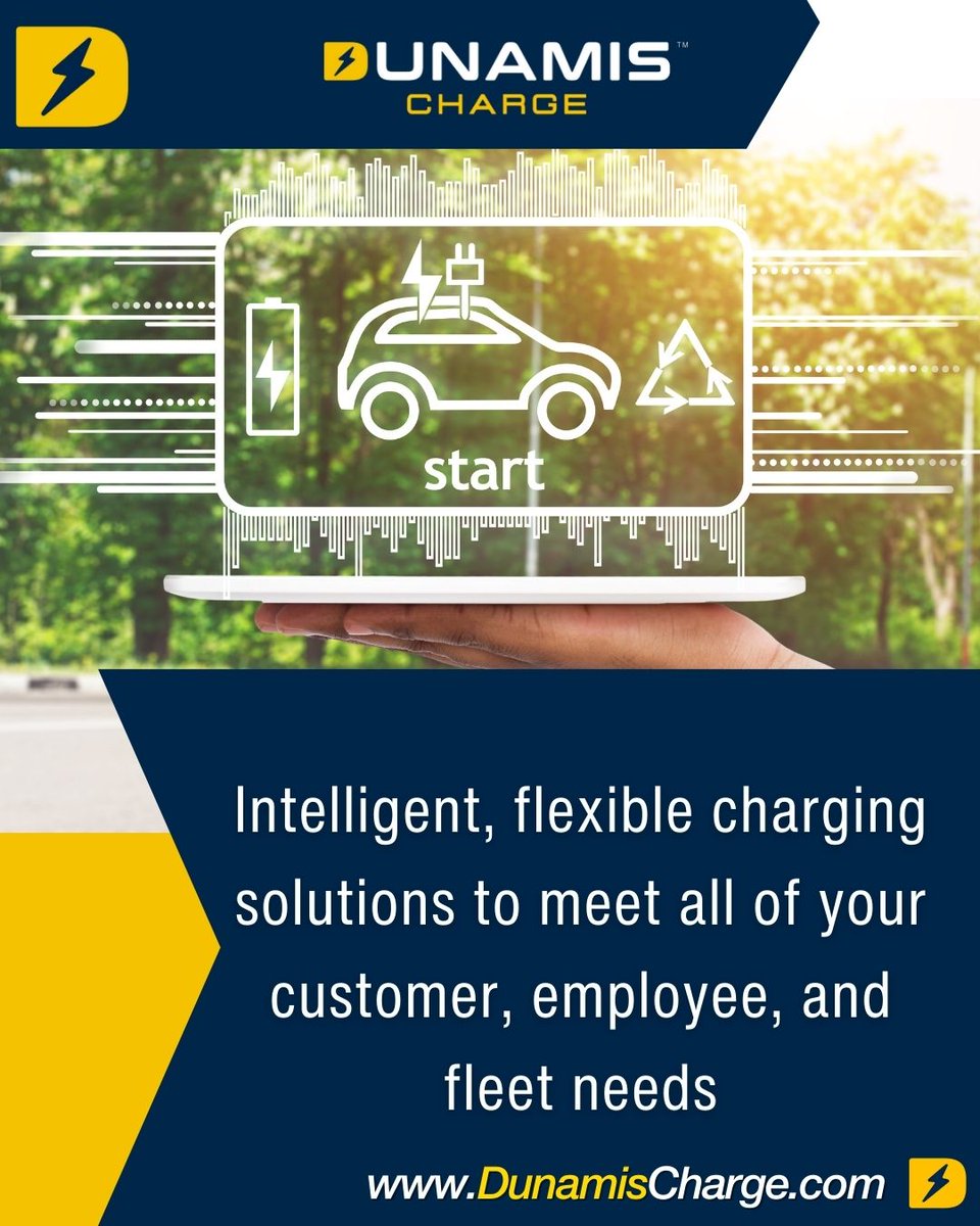 Empower your fleet with intelligence! ⚡ Dunamis Charge offers flexible charging solutions designed to meet the diverse needs of your customers, employees, and fleet. Experience seamless power for a sustainable future. #FlexibleCharging #DunamisCharge 🚗🔌