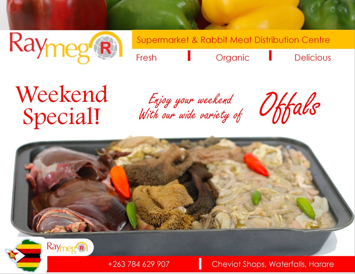 Visit Raymeg Supermarket and Rabbit Meat Distribution Centre for all your quality and affordable groceries. We also stock rabbit meat and rabbit meat related products 😄. 
#affordable #ovenfresh #farmfresh #raymegrabbit