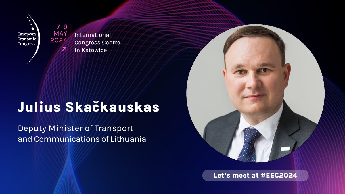 Next week excited to attend the European Economic Congress #EEC2024 in #Katowice 🇵🇱!
Looking forward to sharing insights in panel on #TransportInfrastructure 🚄🚛✈️ in #CentralEurope.

@LRsusisiekimas @EECKatowice @MI_GOV_PL @LTembassyPL