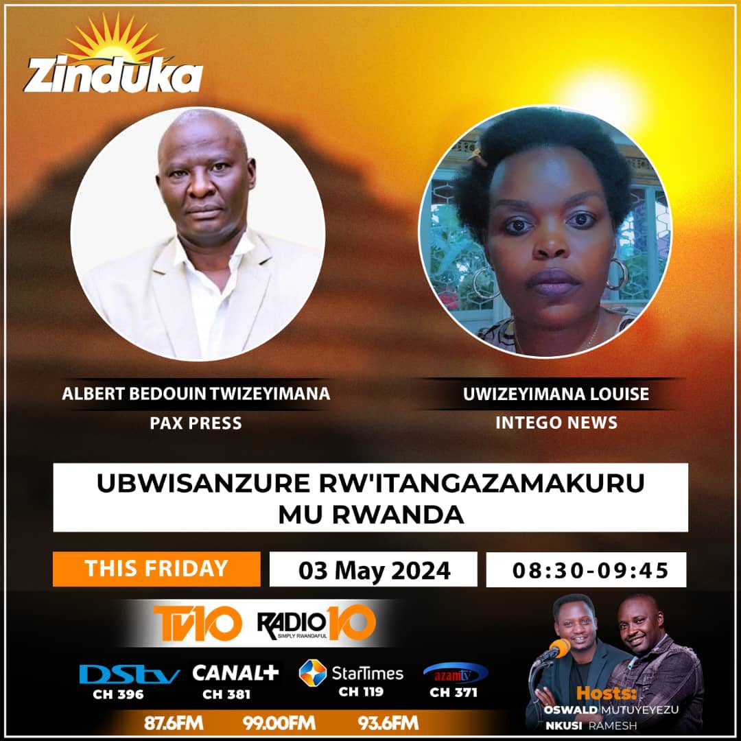 #Zinduka: Ubwisanzure bw'itangazamakuru 

U Rwanda rwasubiye inyuma ho imyanya 13, rwatakaje amanota 6 ku rutonde rwa RSF rw'uyu mwaka. 

Byatewe n'iki ra? Muze dusesengure!