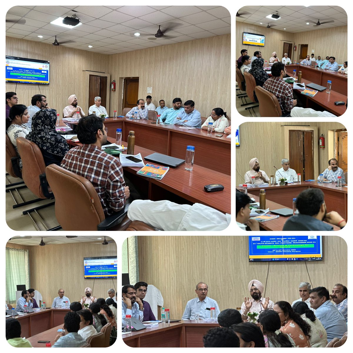 DGEE chaired a meeting with SCERT, SRG members, and Academic Partners to review the class 4 and 5 academic material content. @EduMinOfIndia #NIPUNHaryanaMission #AcademicMaterial