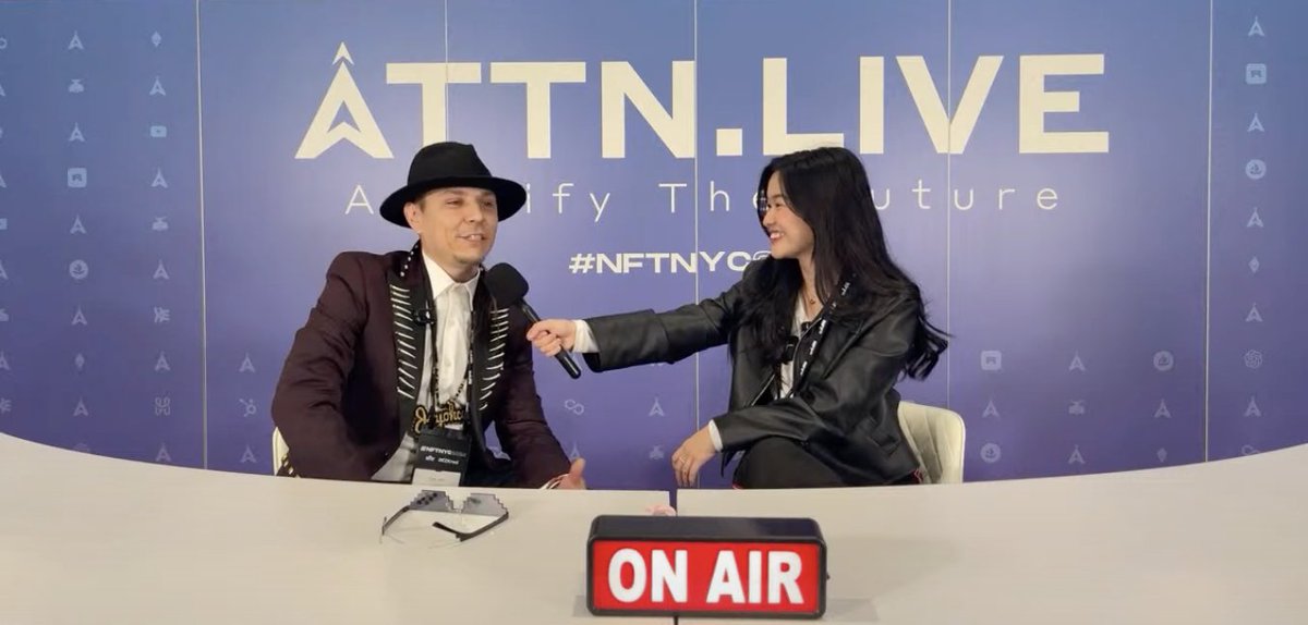 Caught up with Corey Jocko (<a href="/iamjayohcee/">Corey (Jayohcee) Jocko / NFTNYC2025 - ONELOVE</a>), the first indigenous artist in the Web3 space, of United Realities at <a href="/NFT_NYC/">NFT.NYC</a> 2024, from the <a href="/attnlive/">ÂTTN.LIVE</a> booth! 

Watch here:
youtube.com/watch?v=rNk1Xn…