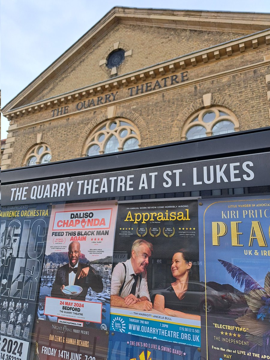 Thank you @quarryatstlukes, we had a great APPRAISAL with you last night #AppraisalThePlay