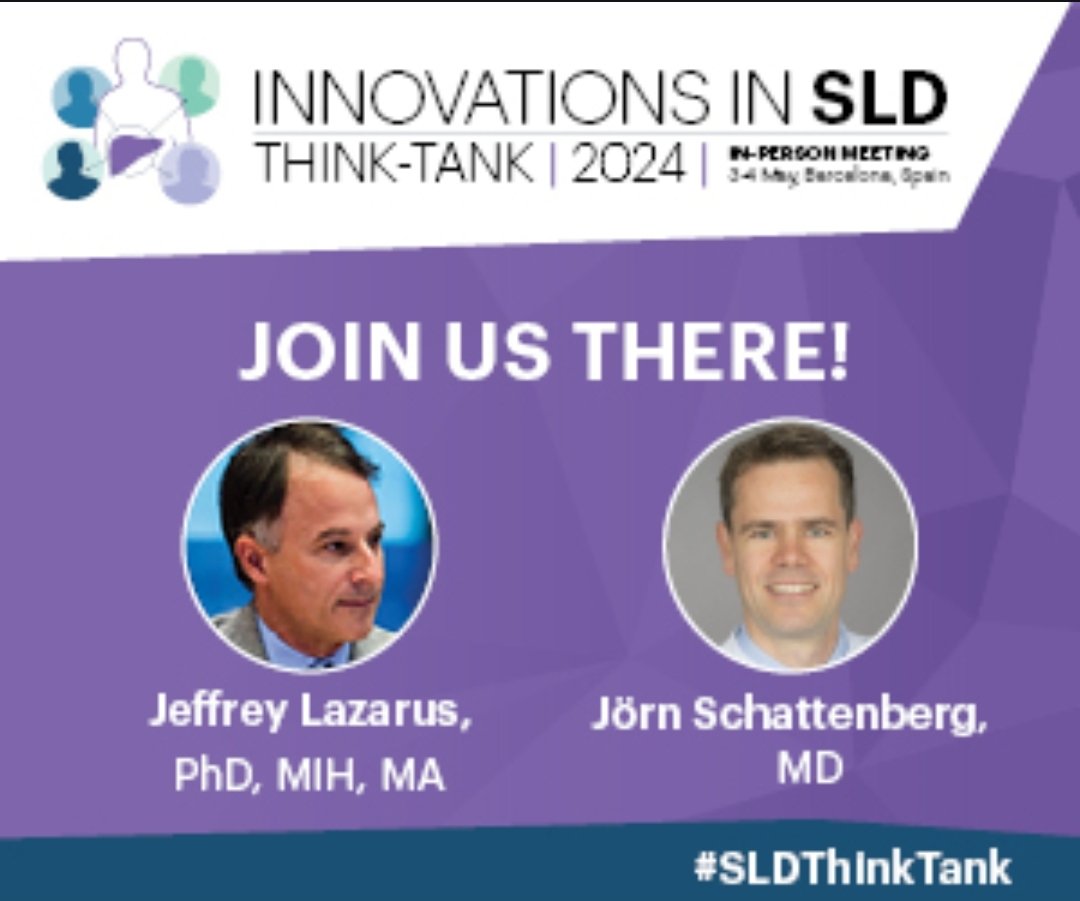 @Academic_MedEdu @schattenbergJ 1. ⏱ The countdown begins!⏱

In less than 5 hours we’ll be joining a community of hepatologists, endocrinologists, patient advocates and many more from across disciplines to debate steatotic liver disease at the Innovations in #SLDThinkTank 2024.

🧵Thread below

#LiverTwitter