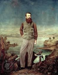 John Hanning Speke born 3/5/1827, Bideford Devon; an explorer who was the 1st European to reach Lake Victoria in E Africa which he correctly identified as a source of the Nile. This was disputed by many but the sponsors, the Royal Geographical Soc. honoured Speke for his exploits