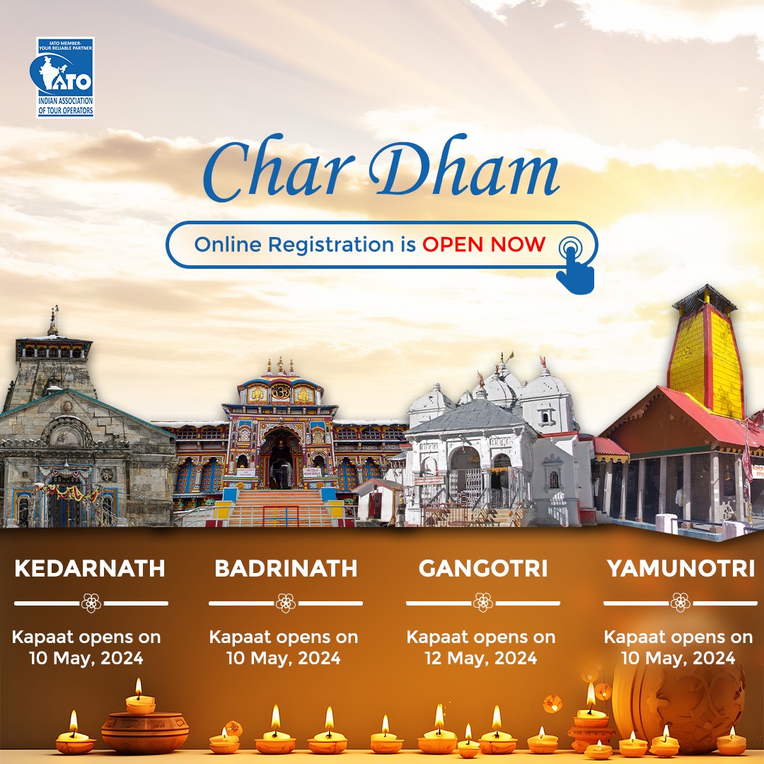 Experience the much-awaited Chardham Yatra registration, now open! Easily register online via the convenient 'TouristCareUttarakhand' app. Reserve your spot for the Chardham Yatra today. #Uttarakhandtourism #chardhamyatra2024 #onlineregistration #tourismgoi #IncredibleIndia