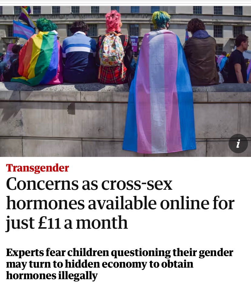Of course they will, as will their parents — many already do. It’s called supply and demand. Part of the problem is that government policy was never about protecting the children, but assuaging the bigotry of gender critical headbangers.