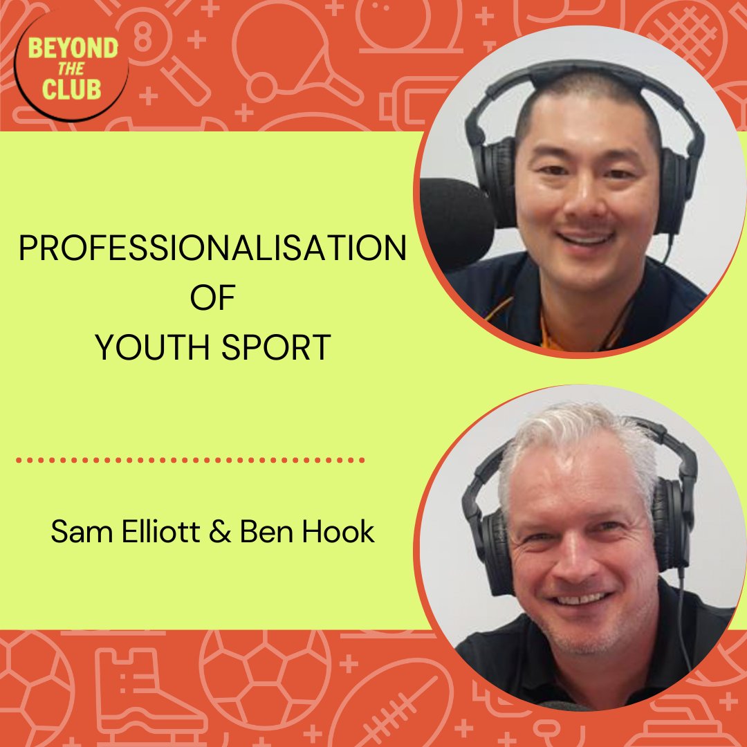 The 1st episode of Season 3 is now LIVE!    

Spotify: tinyurl.com/3zkr4v3p
Apple: tinyurl.com/43znhtwb   

@Sam_ElliottFU and @benhook1 discuss the ‘Professionalising’ of Youth Sport.   

#beyondtheclubpodcast #youthsports #communitysupport #sportscience #sportspodcast